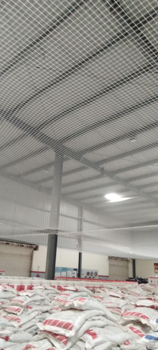 Industrial Safety Net Installation